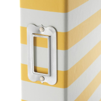 Simple Stories SN@P! Designer Binder 6x8 Inch Yellow Stripe (3997)